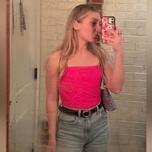 Pink Crop Top